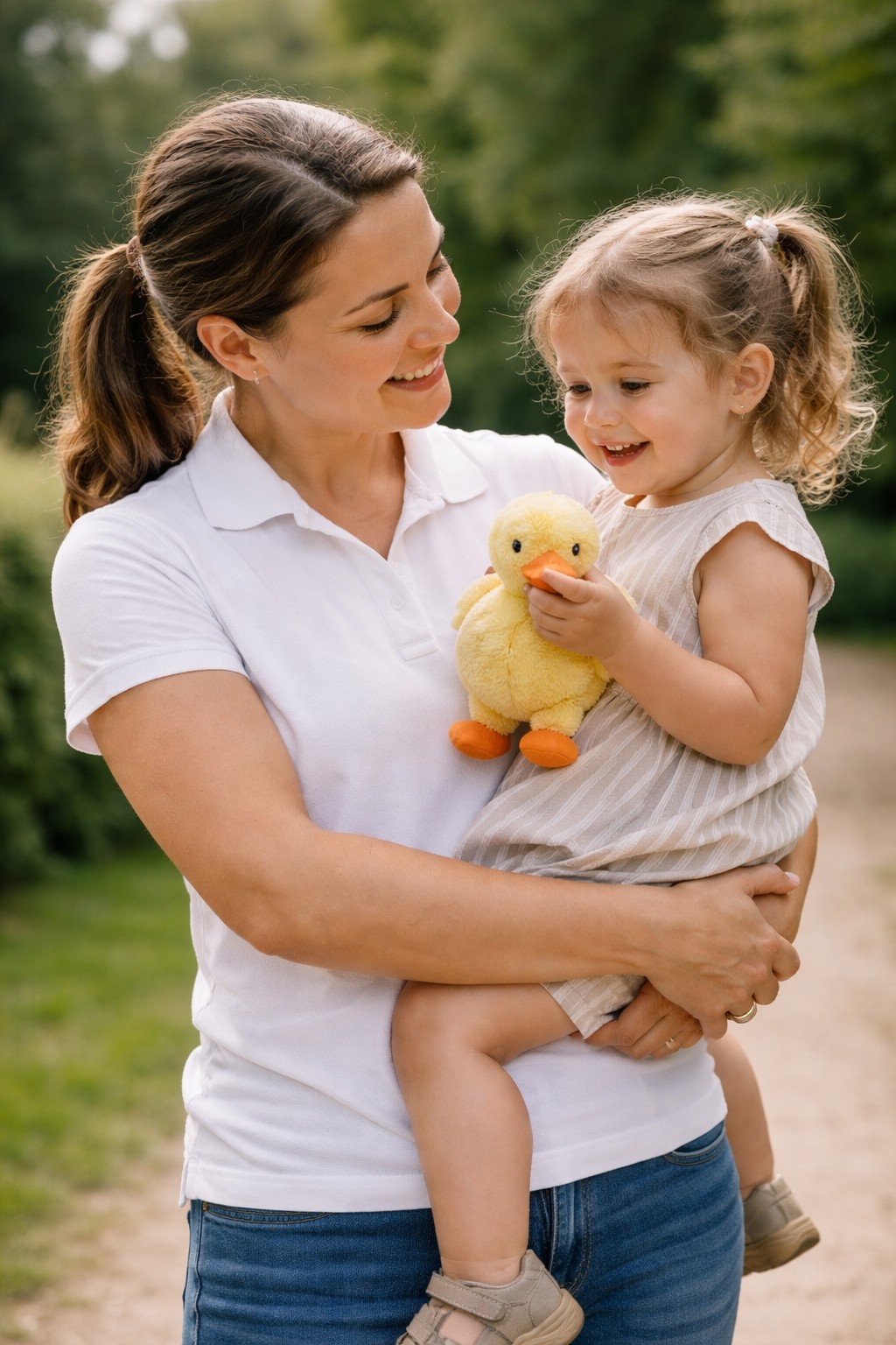 Woman with child (nanny)